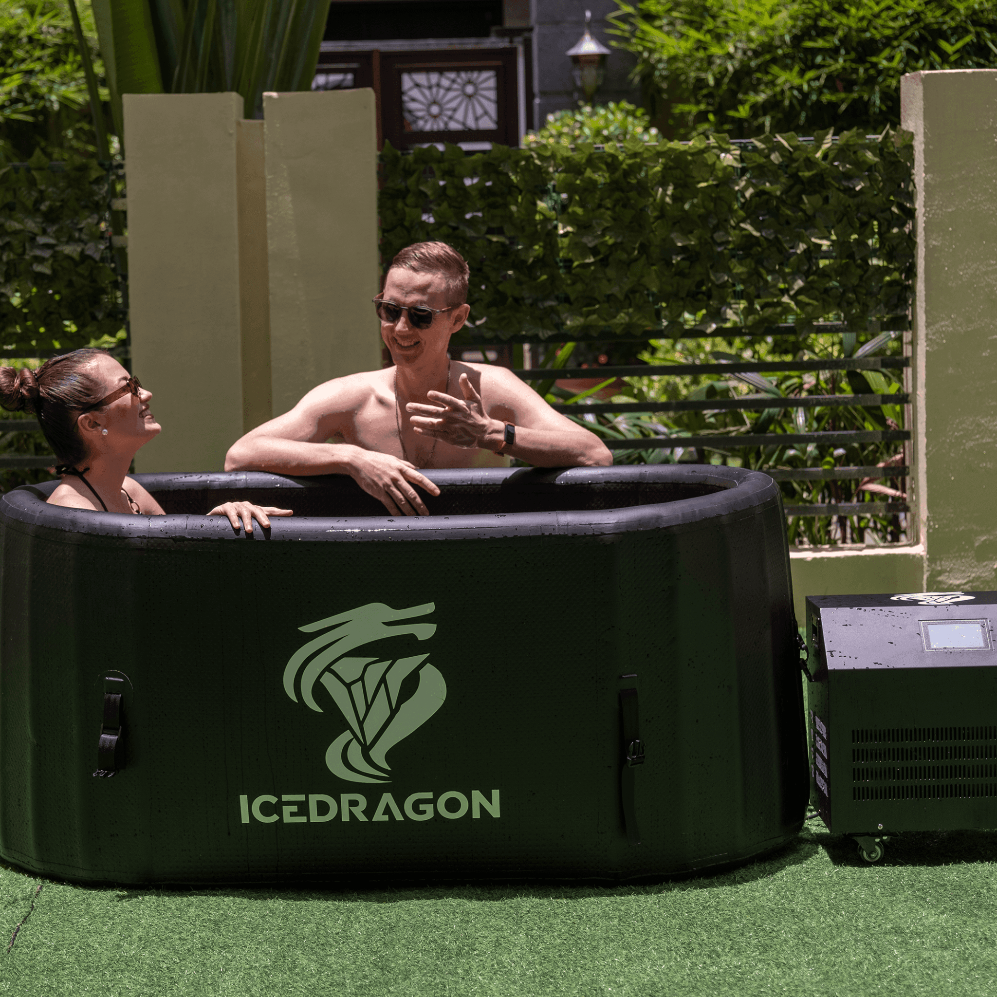 Icedragon Cold Plunge Tub Pro with 1 HP Smart Water Chiller