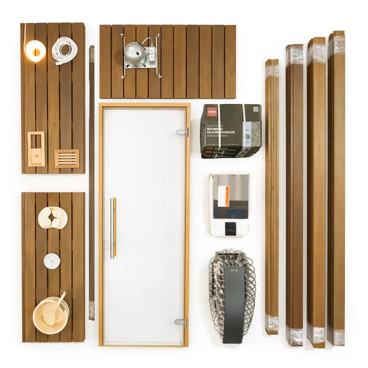Custom Indoor Sauna Room - 6' x 10' x 8' - Finnish Sauna Builders
